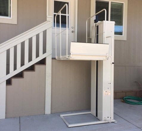 Compton Electric Wheelchair Elevators Vertical Platform Lift VPL Porch Mobile Home