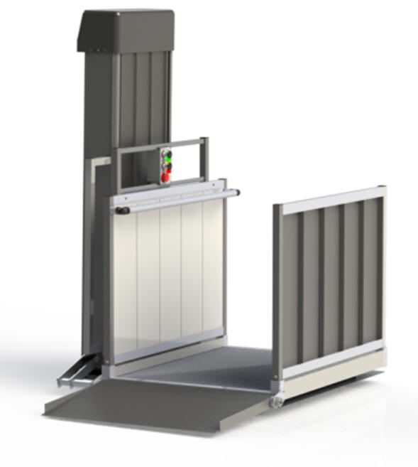 Indio ez-access aluminum porch platform wheelchair lift