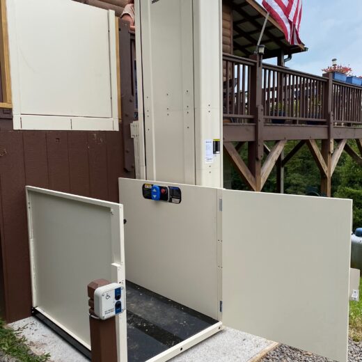 Harmar Highlander Vertical Platform Lifts (VPL), also known as Porch Lifts, are a great lift option for indoor and outdoor access